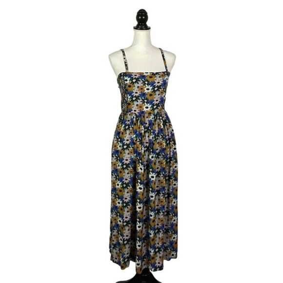 Anthropologie | Corey Lynn Calter Danica Smocked Dress, Midi length, size small - Picture 12 of 16